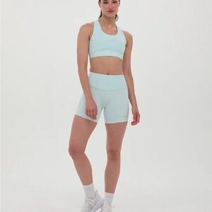 Bandit Stamina™ High Waist 5" Compression - Minty Blue- XS